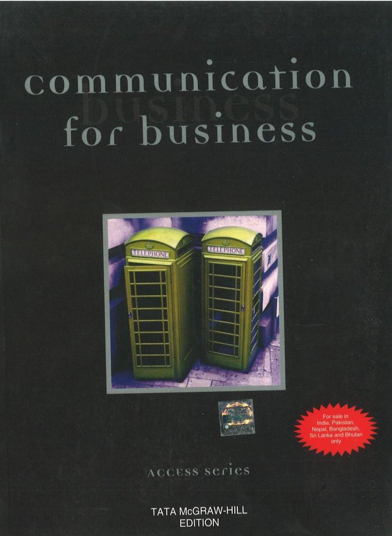 communication for business  s. bernard rosenblatt 0071333649, 9780071333641