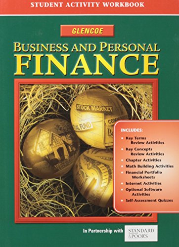 business and personal finance workbook edition kapoor, jack r./ dlabay, les r./ hughes, 0078616336,