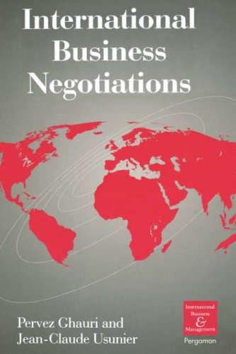 international business negotiations 1st edition ghauri, p.n., usunier, j. c. 0080427758, 9780080427751