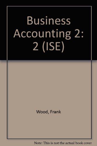 business accounting 2 5th edition wood bsc(econ) fca, frank 0273031201, 9780273031208