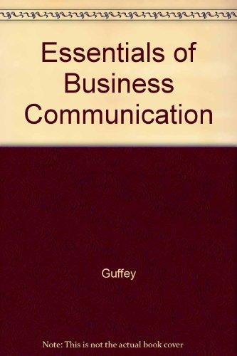 essentials of business communication 4th tch edition mary ellen guffey 0538871644, 9780538871648