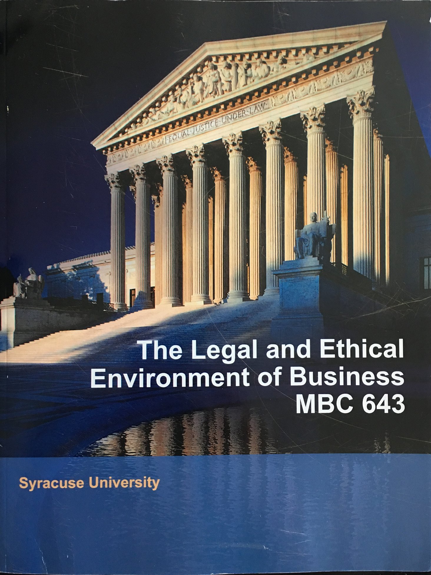 the legal and ethical environment of business  syracuse university 1259818470, 9781259818479