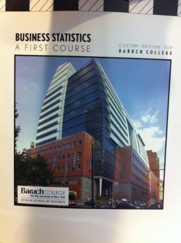 business statistics a first course custom edition norean r. sharpe 0558974740, 9780558974749