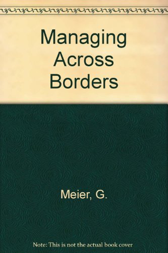 managing across borders 1st edition g. meier, harvard business school press 0071033149, 9780071033145