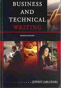 business and technical writing 4th edition jeffrey jablonski 0757555977, 9780757555978