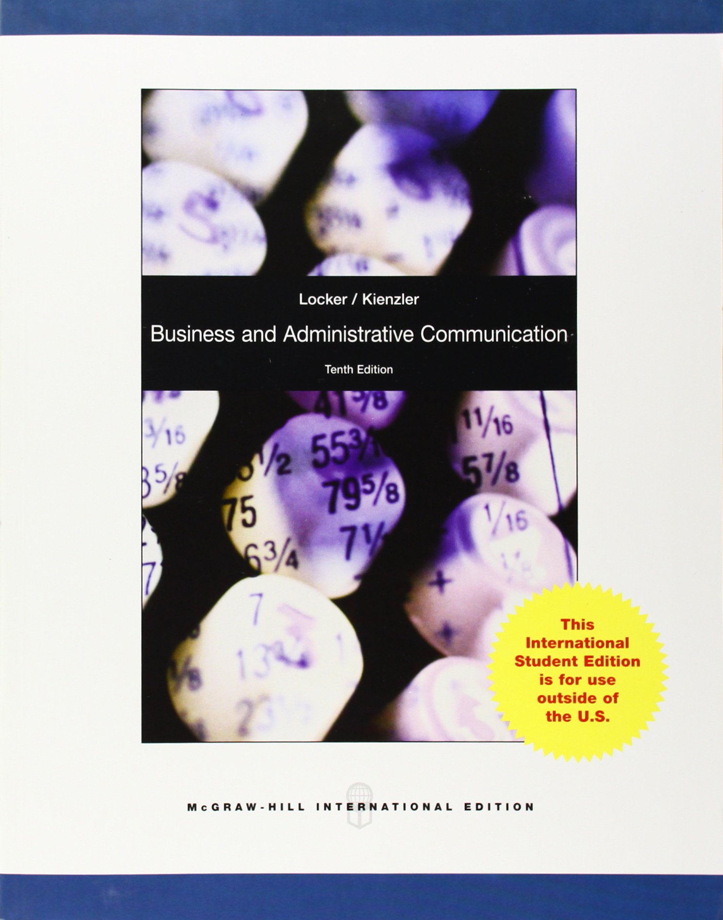 business and administrative communication 10th edition na 0071317953, 9780071317955