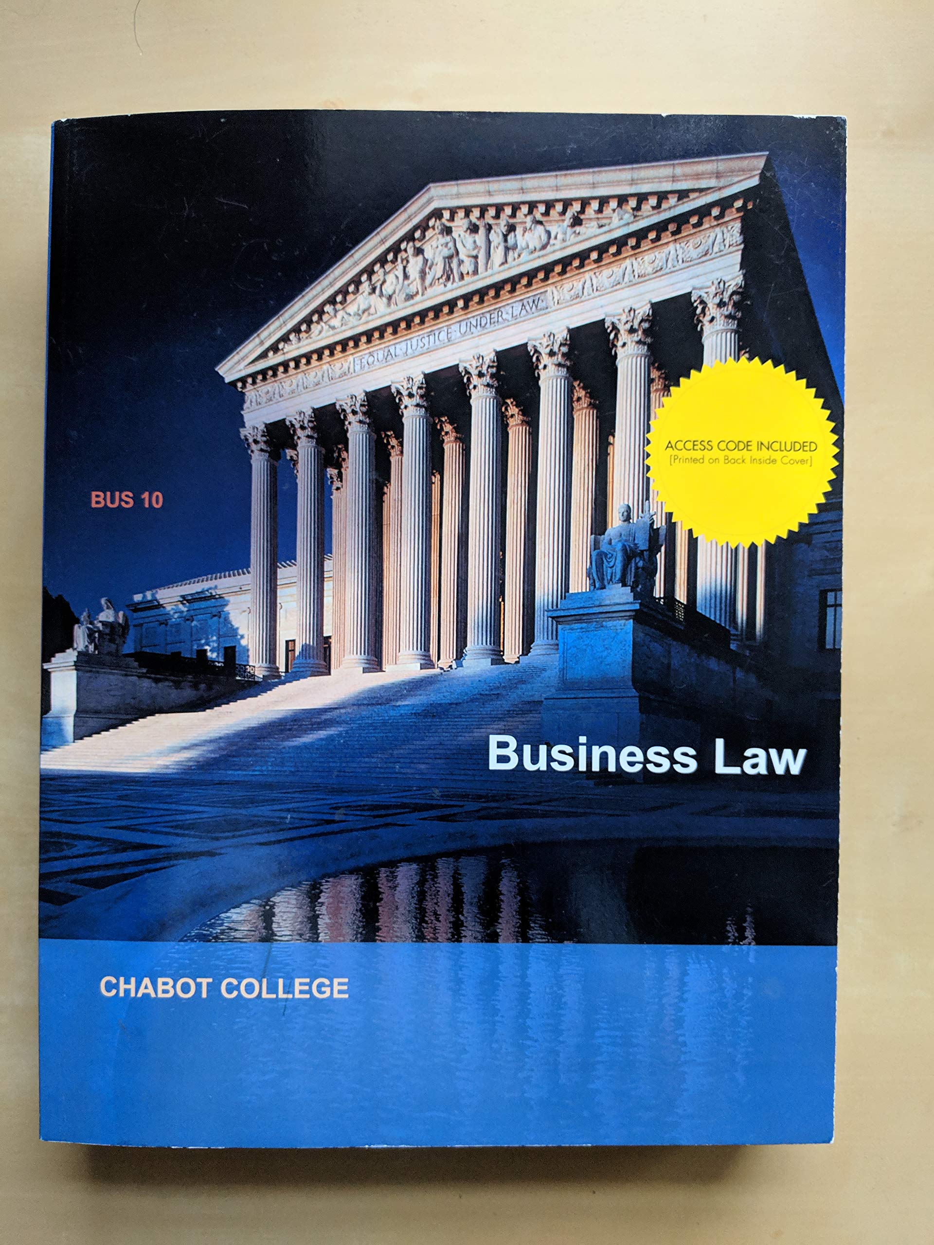 business law  chabot college 1308495374, 9781308495378