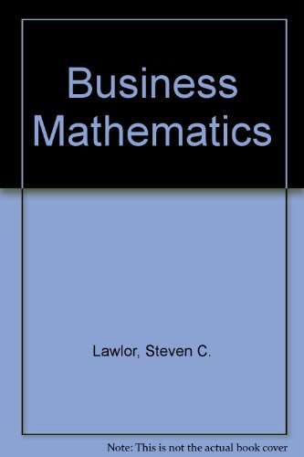 business mathematics 2nd edition lawlor, steven c 0064537005, 9780064537001