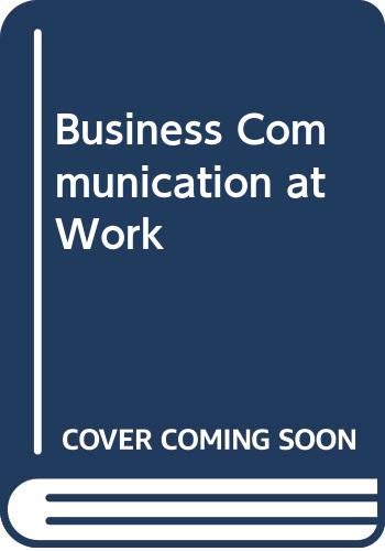 business communication at work 3rd edition satterwhite, marilyn l., olson sutton, judith 0071107401,