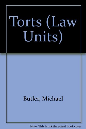 torts  michael butler, neil lucas 0906501245, 9780906501245