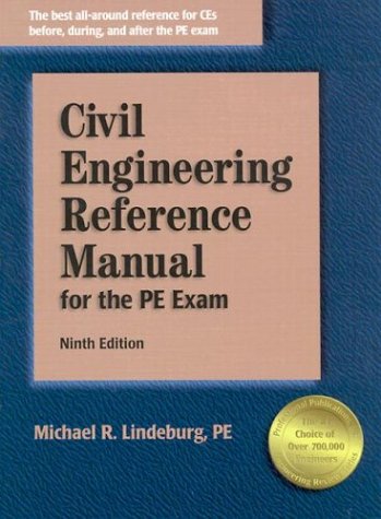 civil engineering reference manual for the pe exam 9th edition lindeburg, michael r. 1888577959, 9781888577952