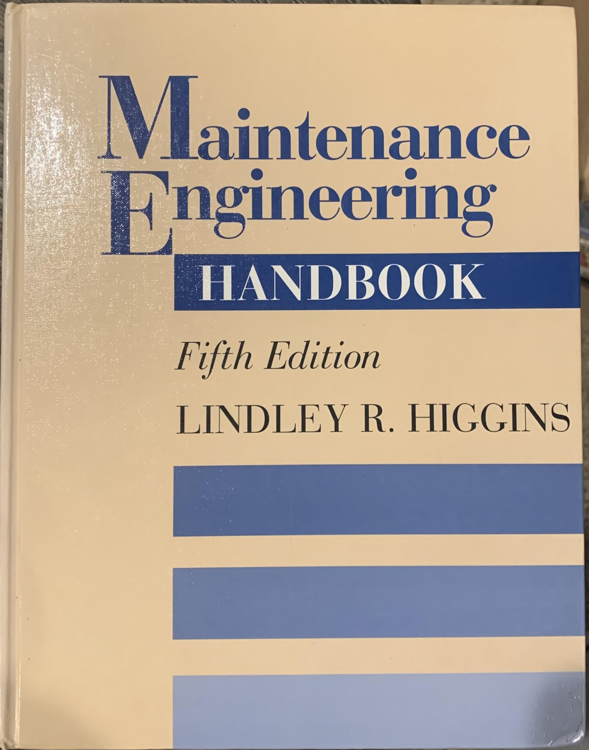 maintenance engineering handbook 5th edition lindley r. higgins 0070288119, 9780070288119