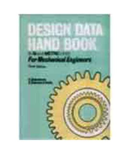 design data handbook for mechanical engineers 3rd edition k.mahadevan / k. balveera reddy 8123901623,