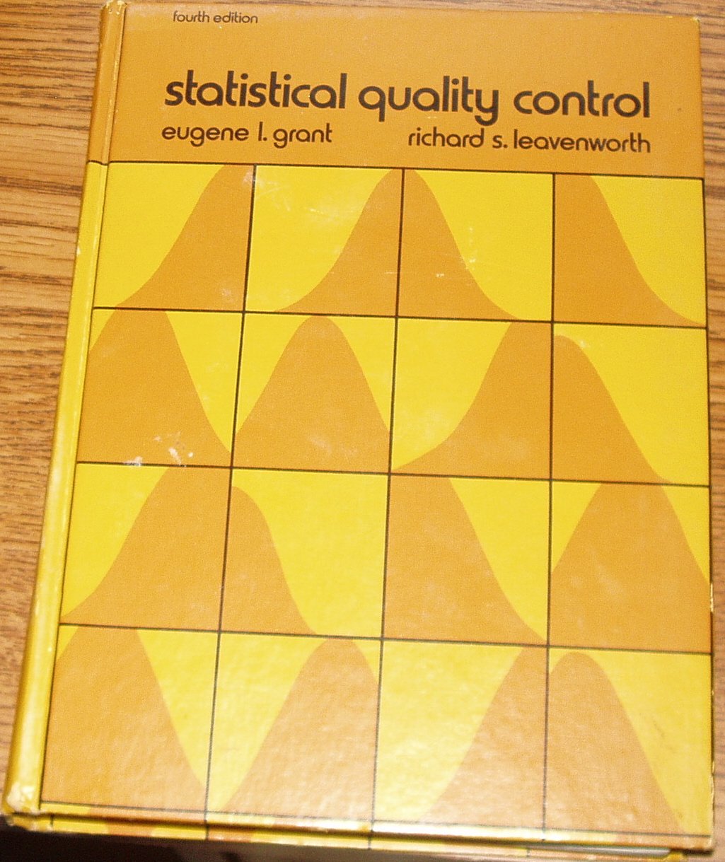 statistical quality control international edition grant, eugene lodewick, leavenworth, richard s. 0071142487,