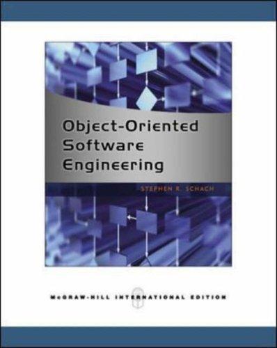 object oriented software engineering  stephen r schach stephen r 0071259414, 9780071259415