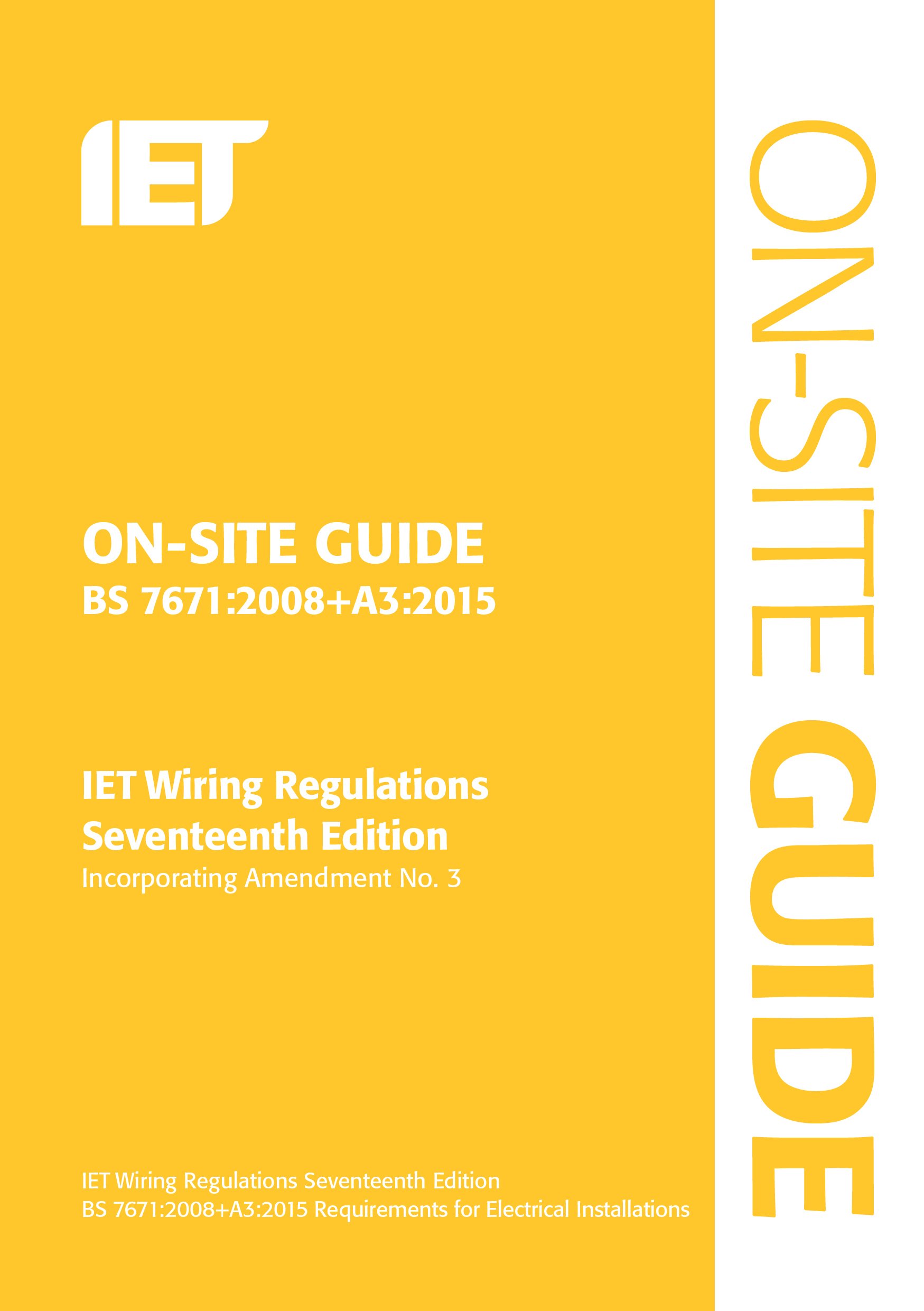 on site guide 6th edition institution of engineering and technology, the 184919887x, 9781849198875