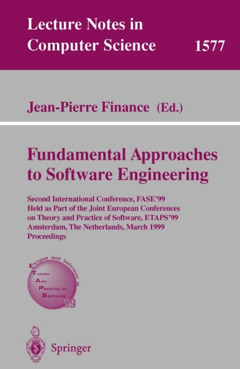 fundamental approaches to software engineering 1st edition jeanpierre finance 3540490205, 9783540490203