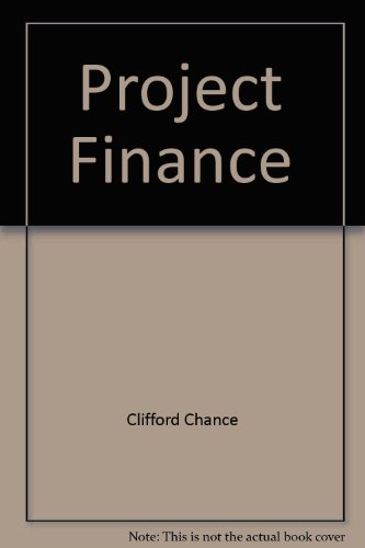 project finance  clifford chance 1873446454, 9781873446454