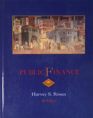 public finance 4th edition rosen, harvey s. 0256160198, 9780256160192