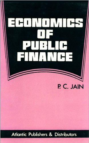 economics of public finance  p.c. jain 8171562744, 9788171562749