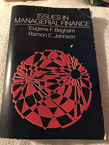 issues in managerial finance  brigham, eugene f. 0030139015, 9780030139017