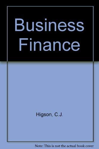 business finance  c j higson 0406501416, 9780406501417