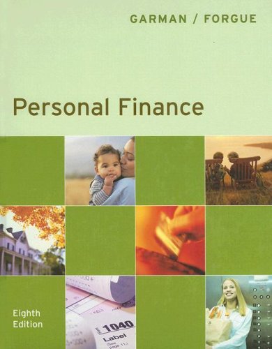 garman personal finance 8th edition e. thomas garman 0547126212, 9780547126210