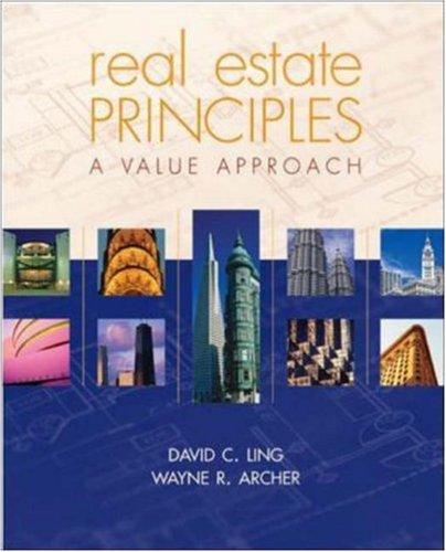 real estate principles a value approach 1st edition ling 0072824638, 9780072824636