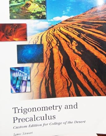 trigonometry and precalculus 1st edition james stewart 111103222x, 978-1111032227