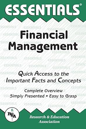 financial management essentials edition musa m. h. essayyad 0878917241, 978-0878917242