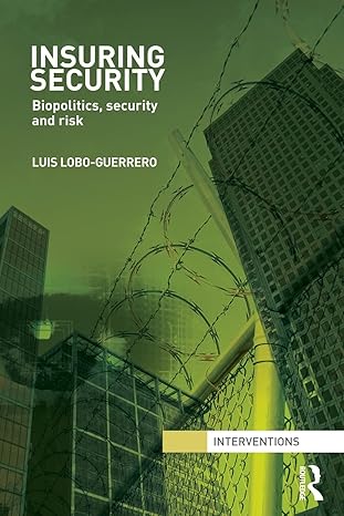 insuring security 1st edition luis lobo-guerrero 0415522854, 978-0415522854