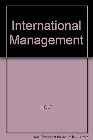 international management tch edition holt 003024921x, 978-0030249211