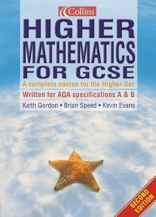 higher mathematics for gcse 2nd edition speed/gordon/evans 0007115105, 978-0007115105