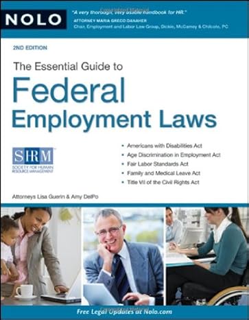 the essential guide to federal employment laws 2nd edition lisa guerin ,amy delpo 1413308899, 978-1413308891