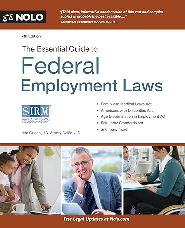 essential guide to federal employment laws 4th edition lisa guerin ,amy delpo 1413318134, 978-1413318135