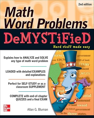 math word problems demystified 2nd edition allan bluman 0071763864, 978-0071763868