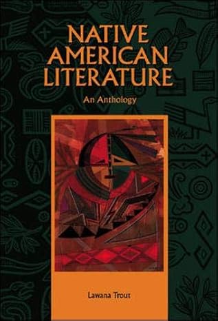 native american literature an anthology 1st edition lawana trout 0844259853, 978-0844259857