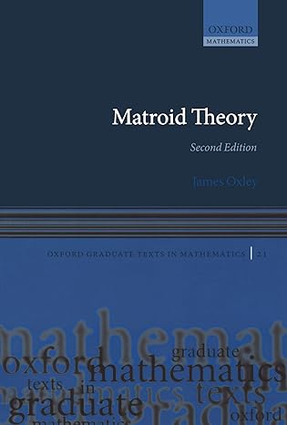 matroid theory 2nd edition james oxley 0199603391, 978-0199603398