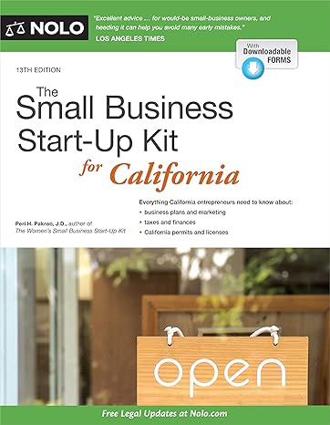 small business start up kit for california the 13th edition peri pakroo j.d. 1413327257, 978-1413327250