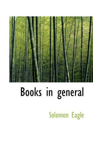 books in general  solomon eagle 1117469239, 9781117469232