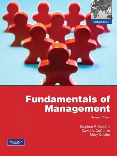 fundamentals of management 7th edition global edition  stephen p robbins david a de cenzo mary coulter