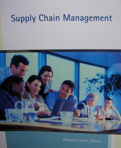 supply chain management 2nd edition monczka 0324684851, 9780324684858