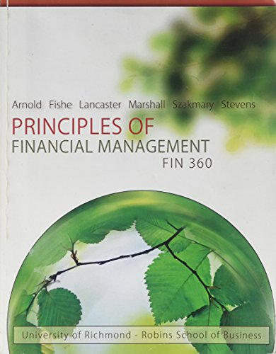 principles of financial management 10th edition arnold 0077778626, 9780077778620