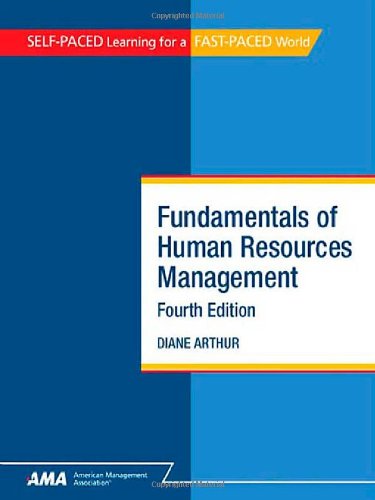 fundamentals of human resources management edition 4th edition diane arthur 0761214224, 9780761214229