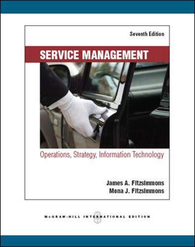 service management 7th edition james fitzsimmons 0071289275, 9780071289276