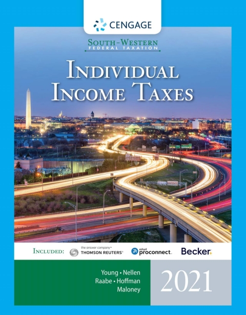 south western federal taxation  individual income taxes 2021 edition james c. young, annette nellen, william