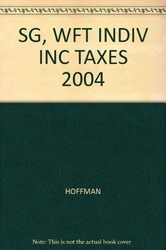 west federal taxation individual income taxes 27th edition gerald e. whittenburg 0324189583, 9780324189582