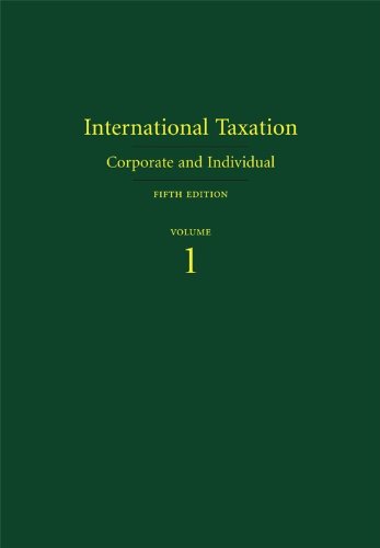 international taxation corporate and individual 5th edition philip f. postlewaite, stephanie hoffer