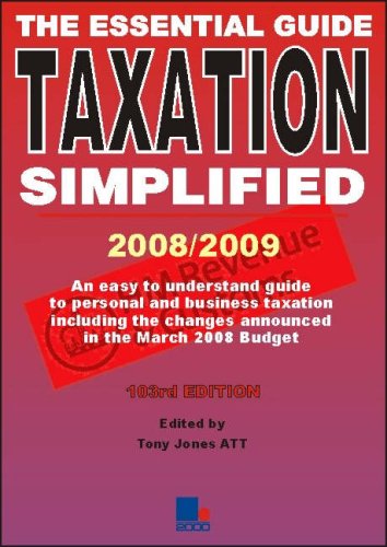 taxation simplified 103rd edition tony jones 1852525959, 9781852525958