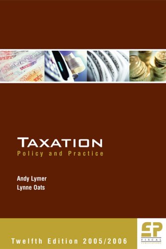 taxation 12th edition andrew lymer 0954504836, 9780954504830